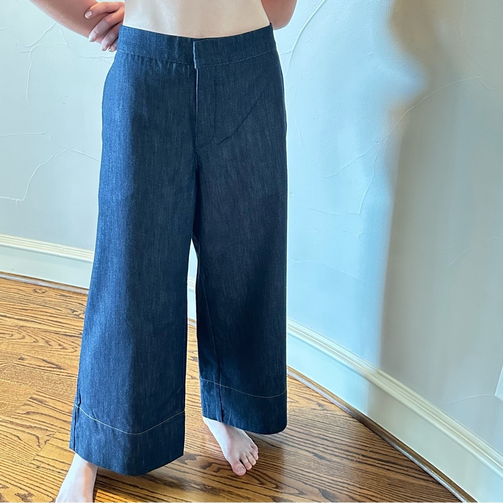 MARNI Dark Denim Wide Leg Chinos Jeans Pants  Size IT44🌸